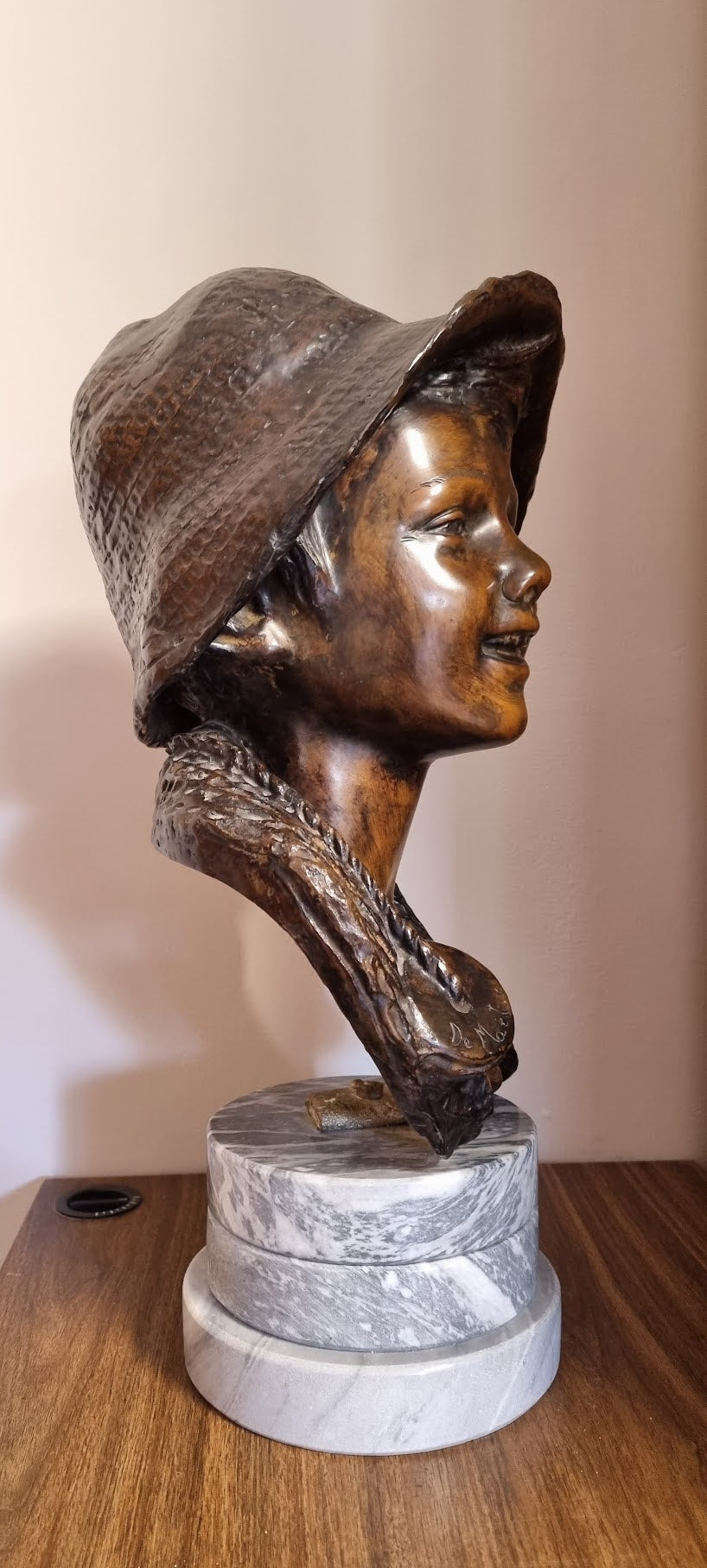 Dal modello di Giovanni De Martino - Scultura, scugnizzo napoletano - Bronzo - metà del XX secolo