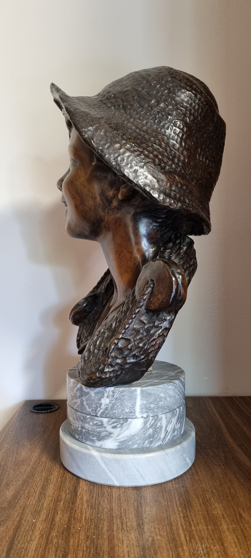 Dal modello di Giovanni De Martino - Scultura, scugnizzo napoletano - Bronzo - metà del XX secolo