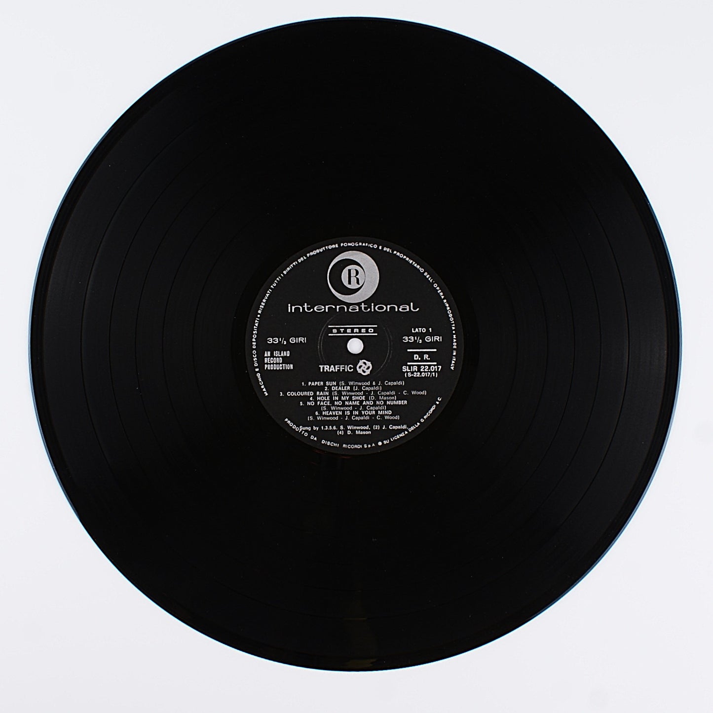 Traffic - same - 1st album - Ricordi 1968
