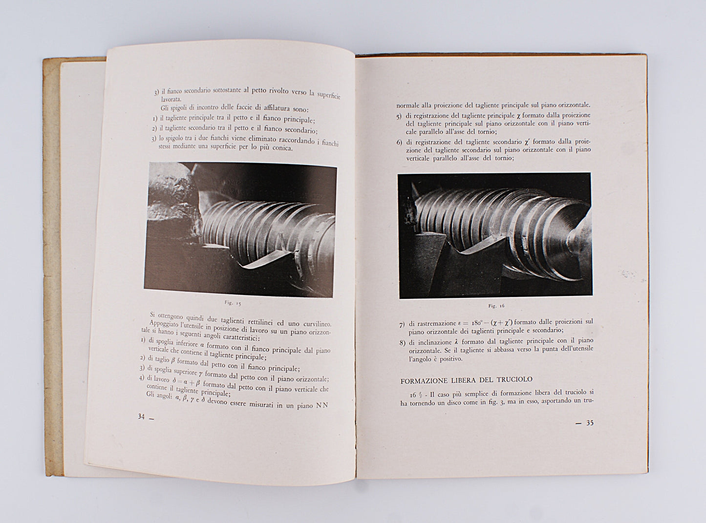 Filippo Alberto Isnardi - Formazione del truciolo meccanico - Hoepli 1942
