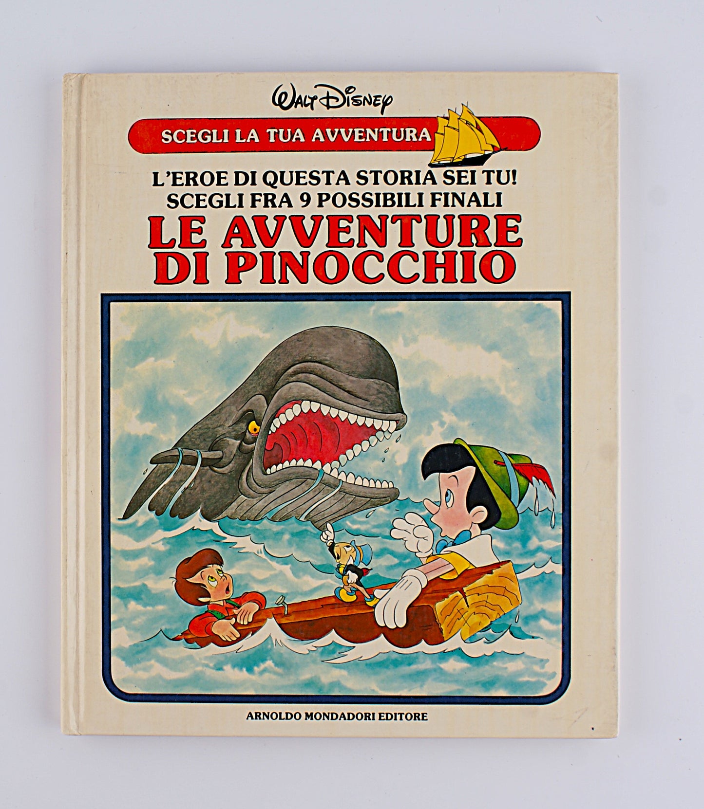 Le avventure di Pinocchio - Walt Disney - Jim Razzi - libro game 1987