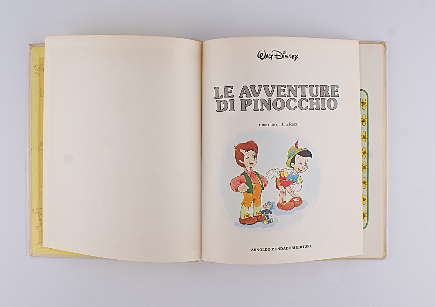 Le avventure di Pinocchio - Walt Disney - Jim Razzi - libro game 1987