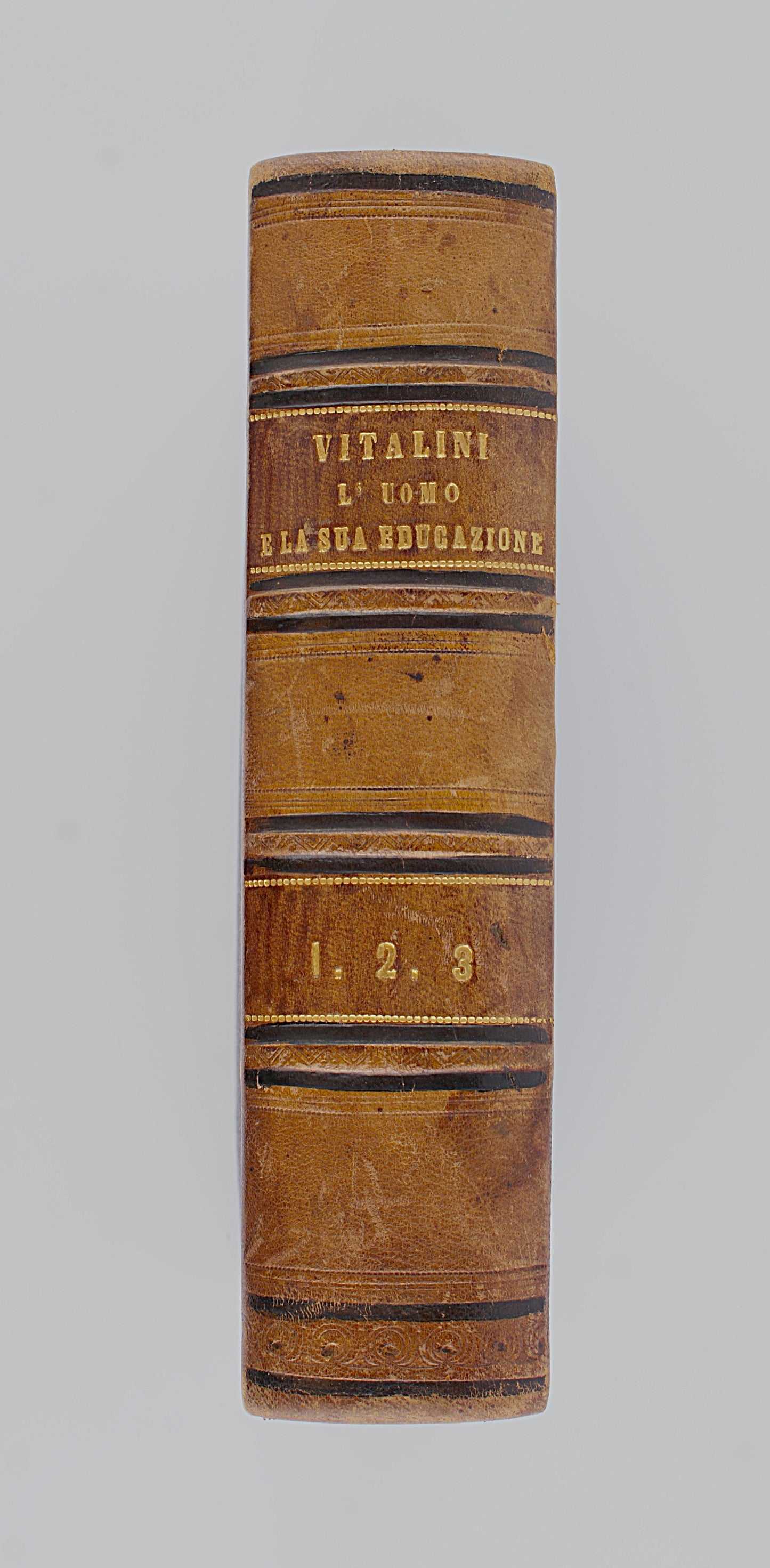 Carlo Vitalini - L'uomo e la sua educazione - 3 voll 1865
