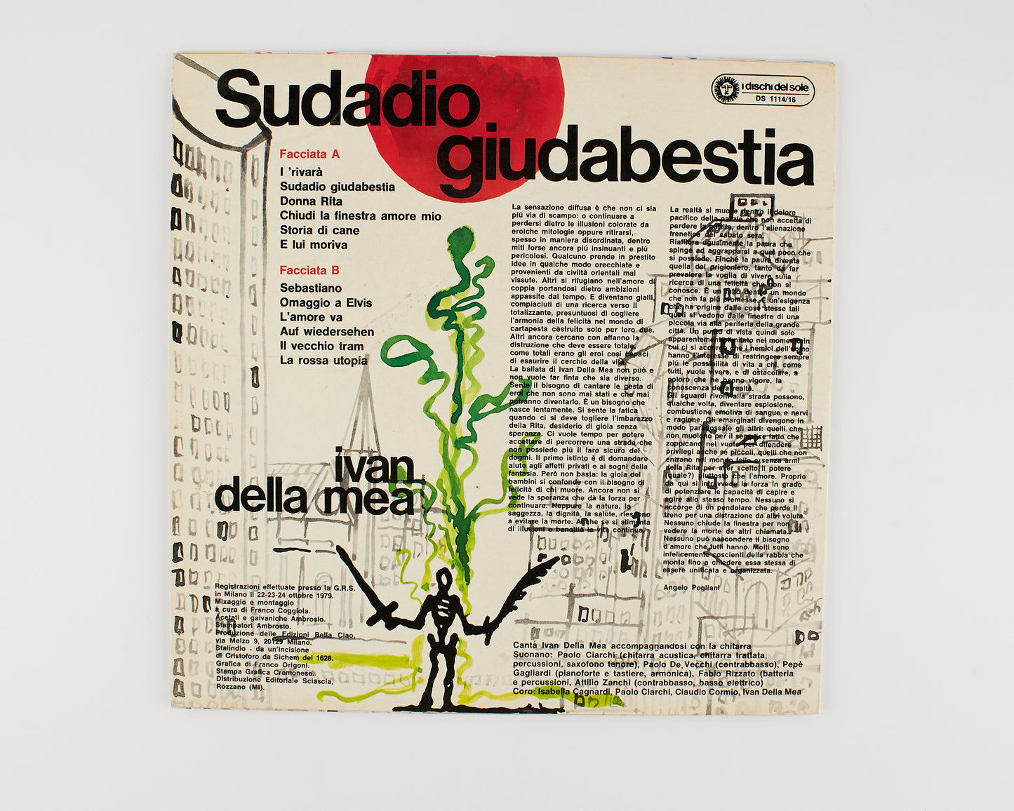 Ivan della mea - Sudadio giudabestia - I dischi del sole 1979