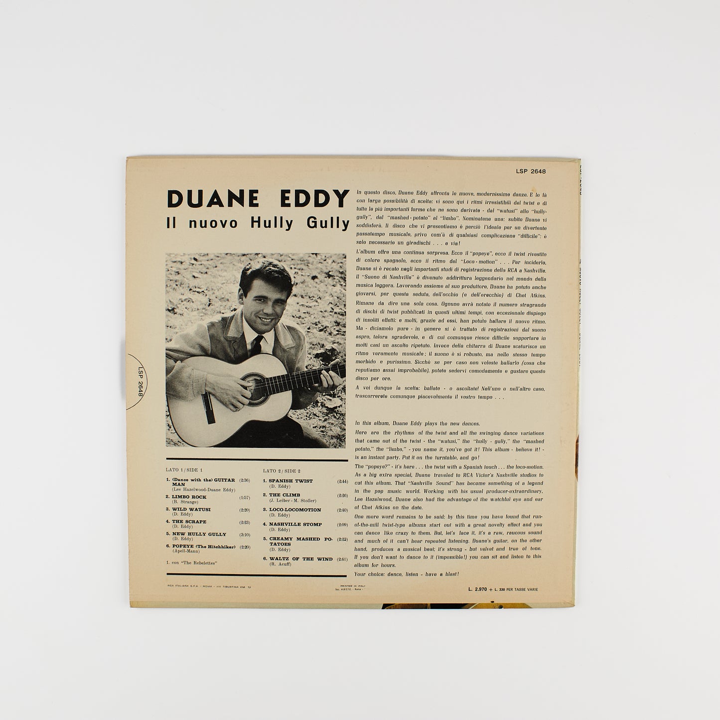 Duane Eddy - Il nuovo Hully Gully - RCA Victor 1963 - Rock' n roll