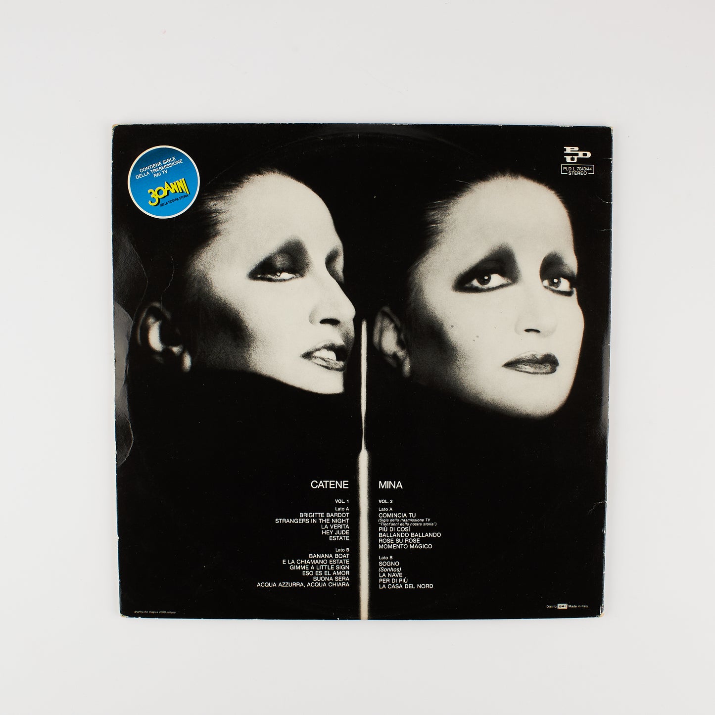 Mina - Catene - PDU 1984 - 2 LP Gatefold
