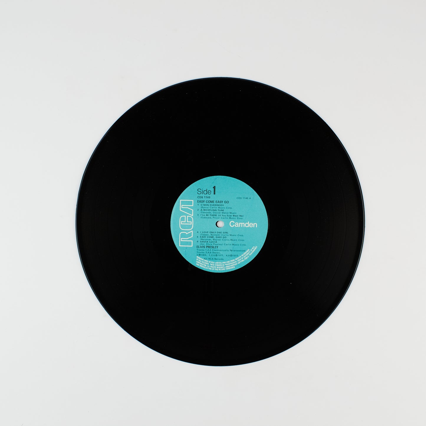Elvis Presley - Easy come, easy go - RCA CAMDEN 1975 - 12'