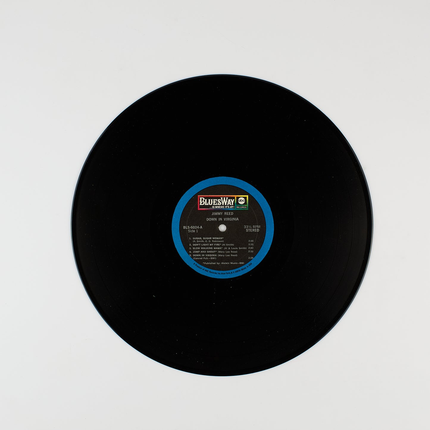 Jimmy Reed - Down in Virginia - 12' ABC Records 1969 - Blues