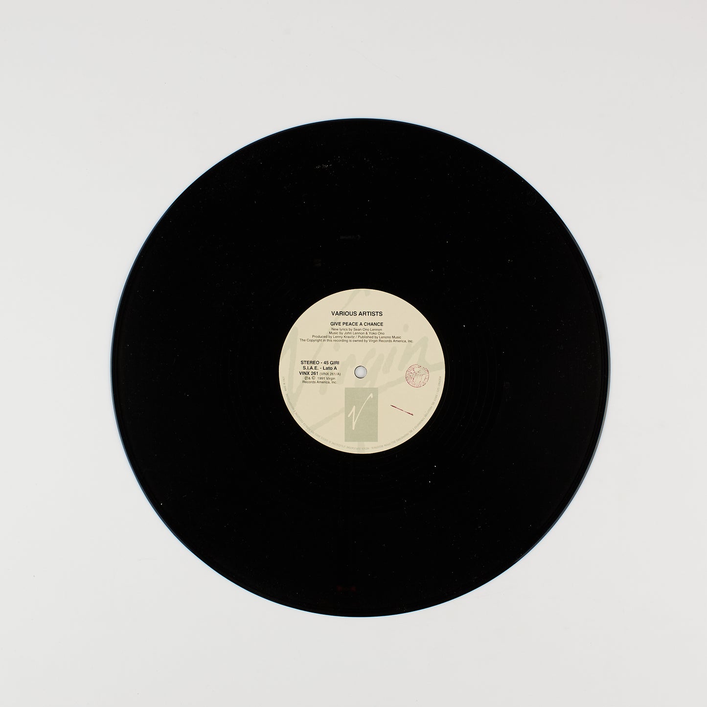 Give peace a chance - AA.VV. - 12' Virgin 1981 - John Lennon