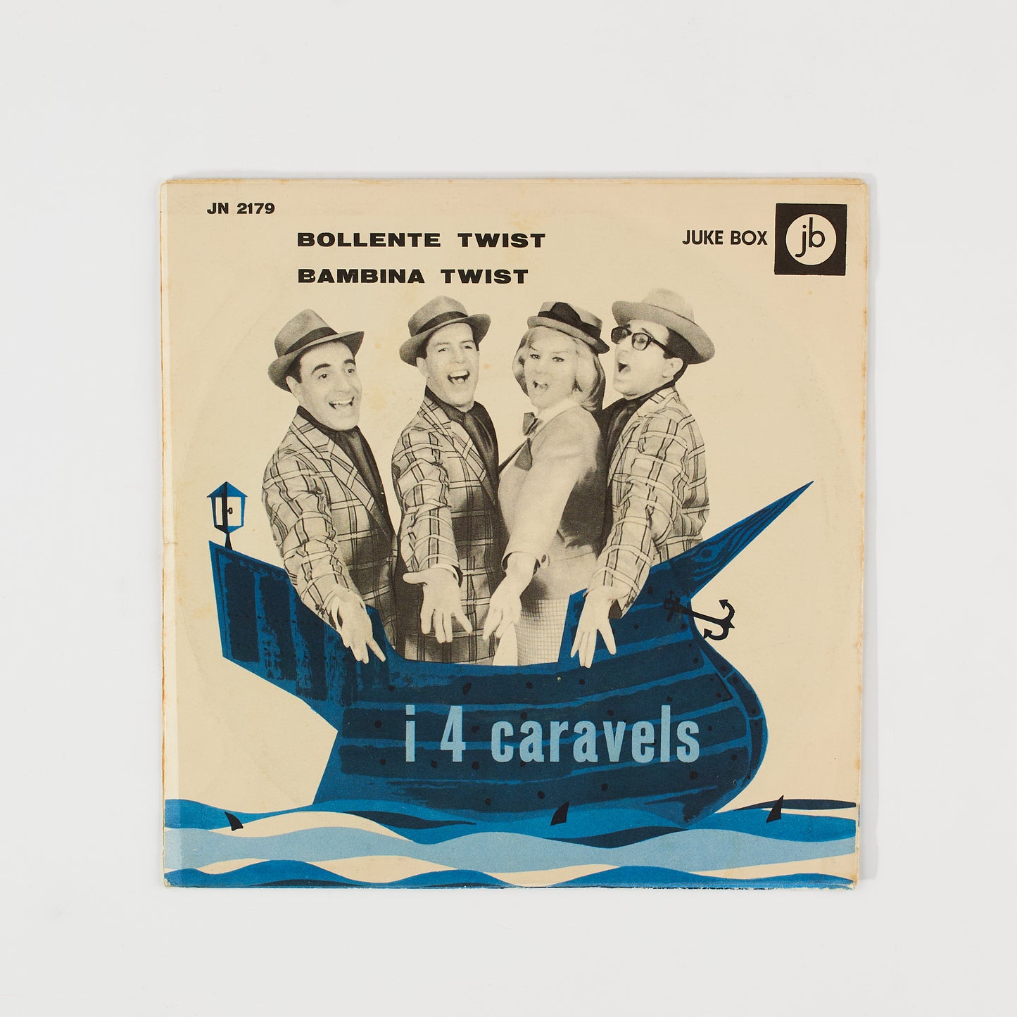 I 4 caravels - Bollente twist / Bambine twist - Beat Ita - 7' Juke Box JN 2179