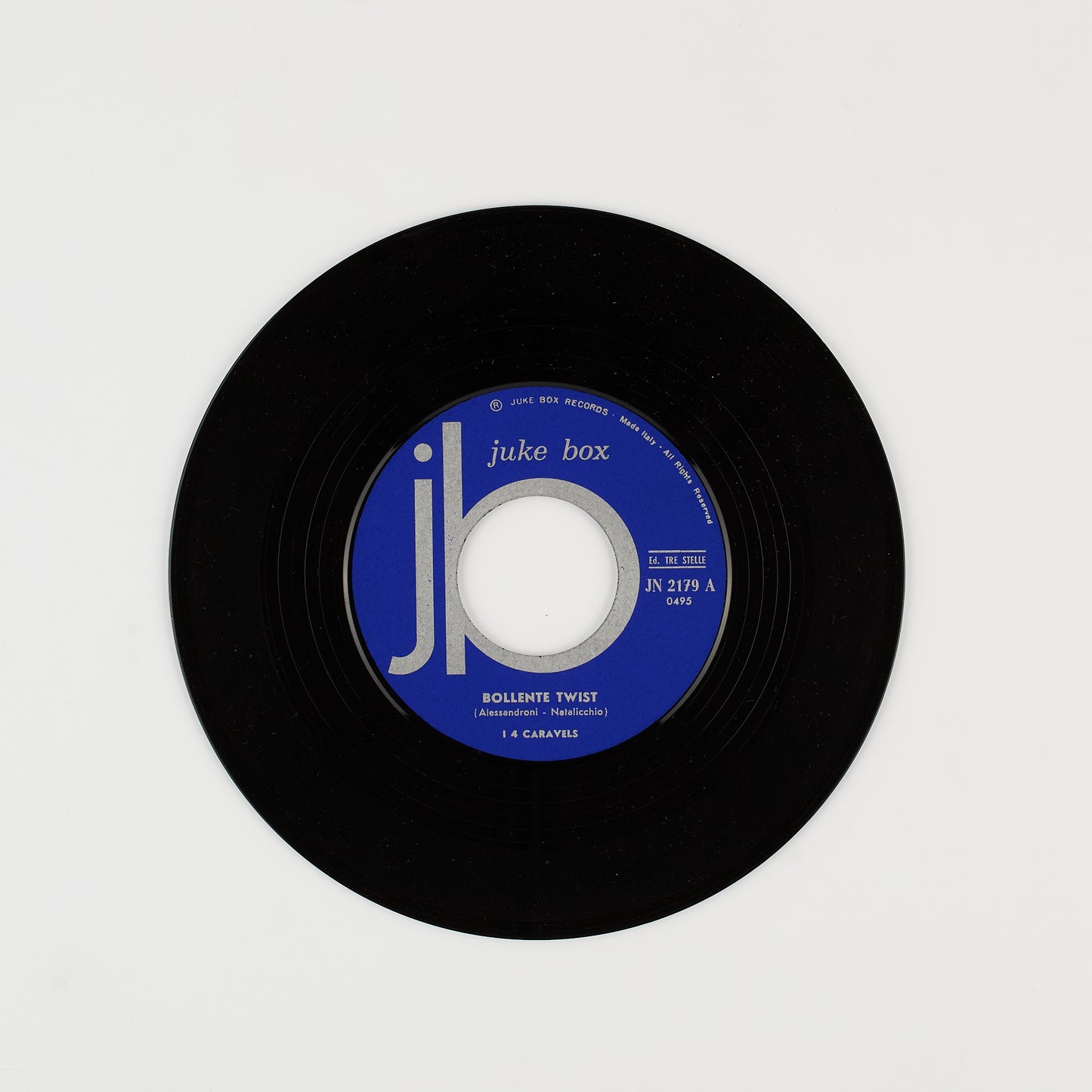 I 4 caravels - Bollente twist / Bambine twist - Beat Ita - 7' Juke Box JN 2179