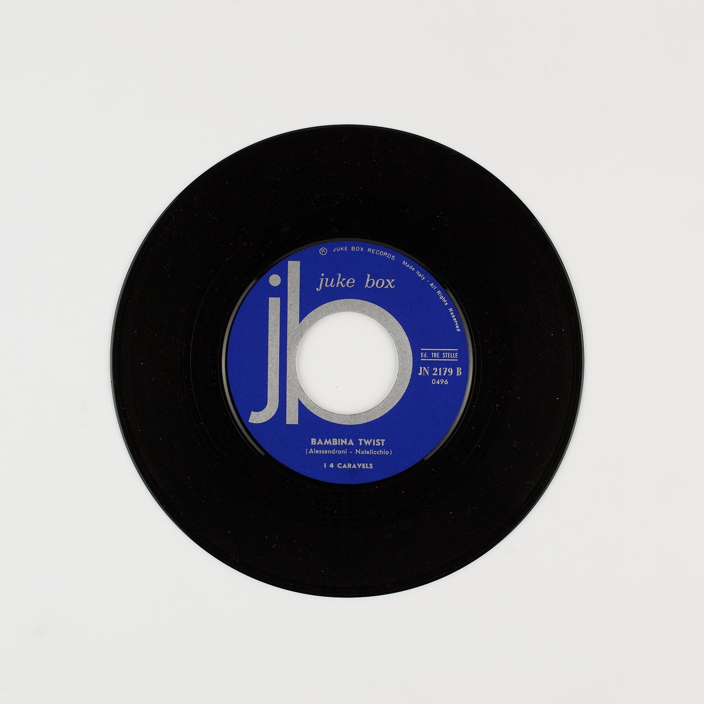 I 4 caravels - Bollente twist / Bambine twist - Beat Ita - 7' Juke Box JN 2179