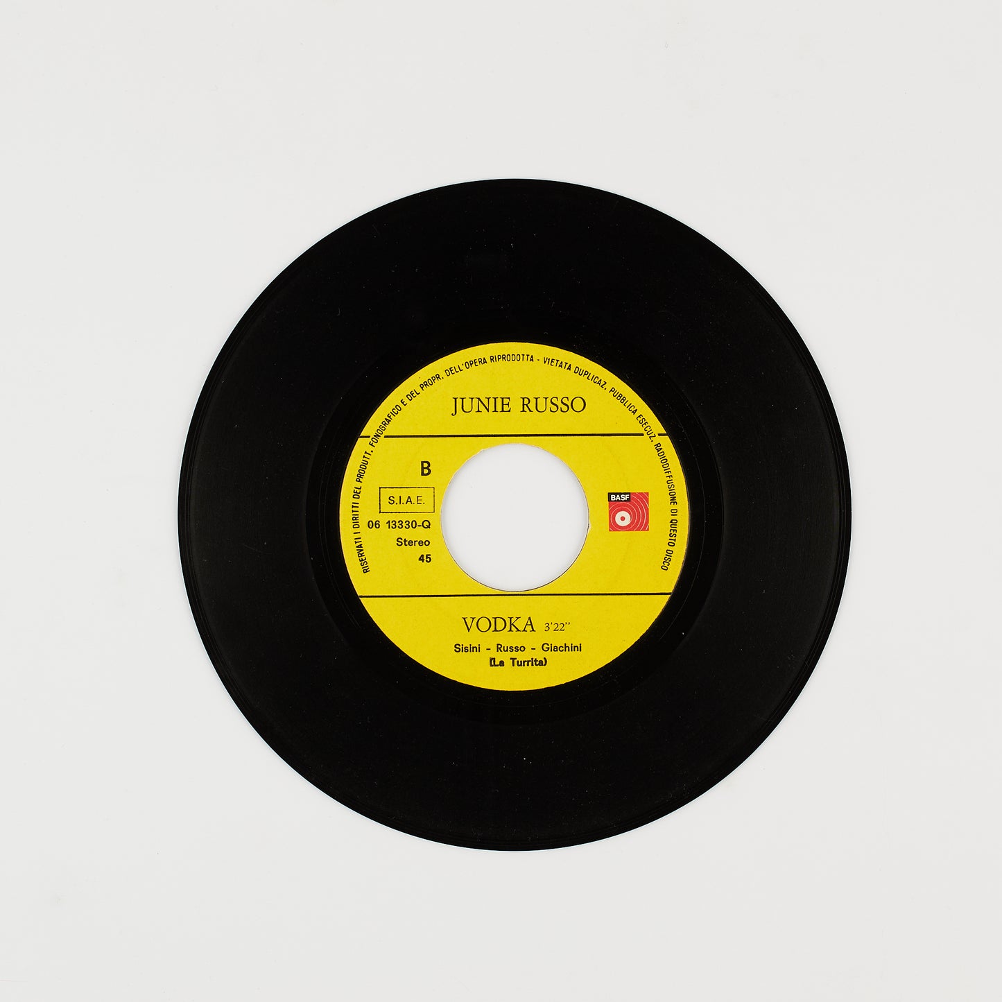 Junie Russo - Everything is gonna be alright / Vodka - 7' BASF 1975