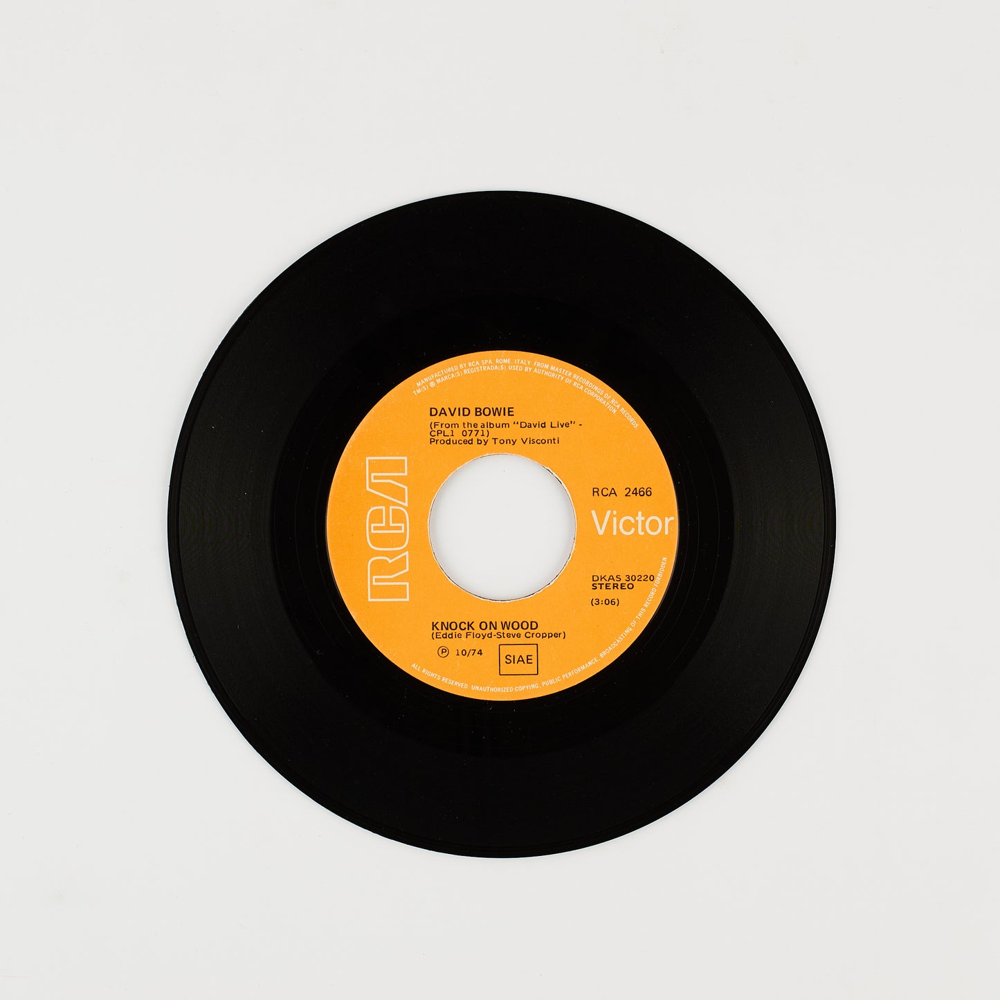 David Bowie - Knock on wood / Panic in Detroit / 7' RCA 1974