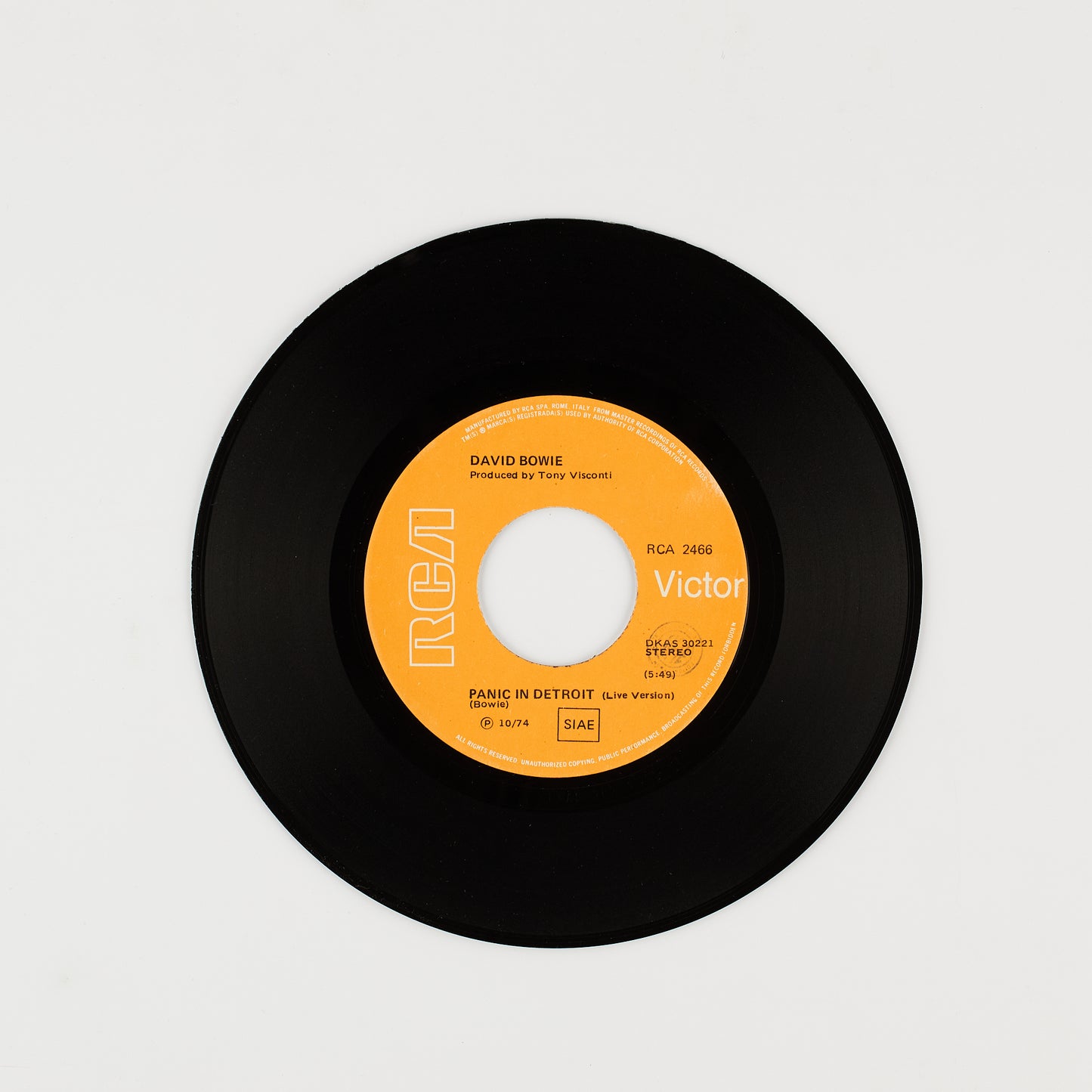 David Bowie - Knock on wood / Panic in Detroit / 7' RCA 1974