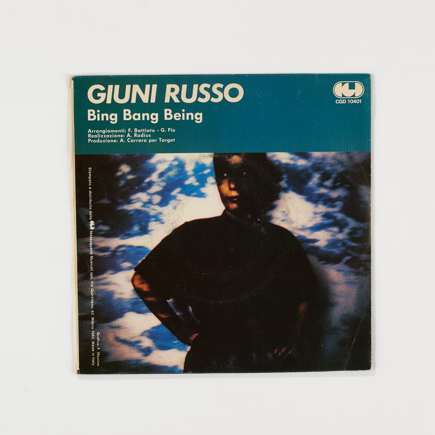 Giuni Russo - Un'estate al mare / Bing bang being - 7' CGD 1982