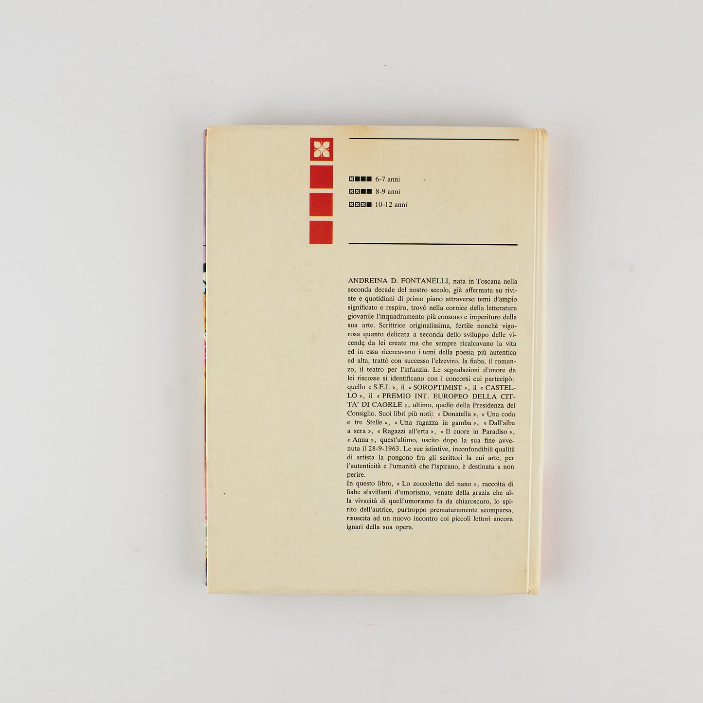A. Fontanelli - Lo zoccoletto del nano - Ed. La Sorgente 1971 - Illustrato