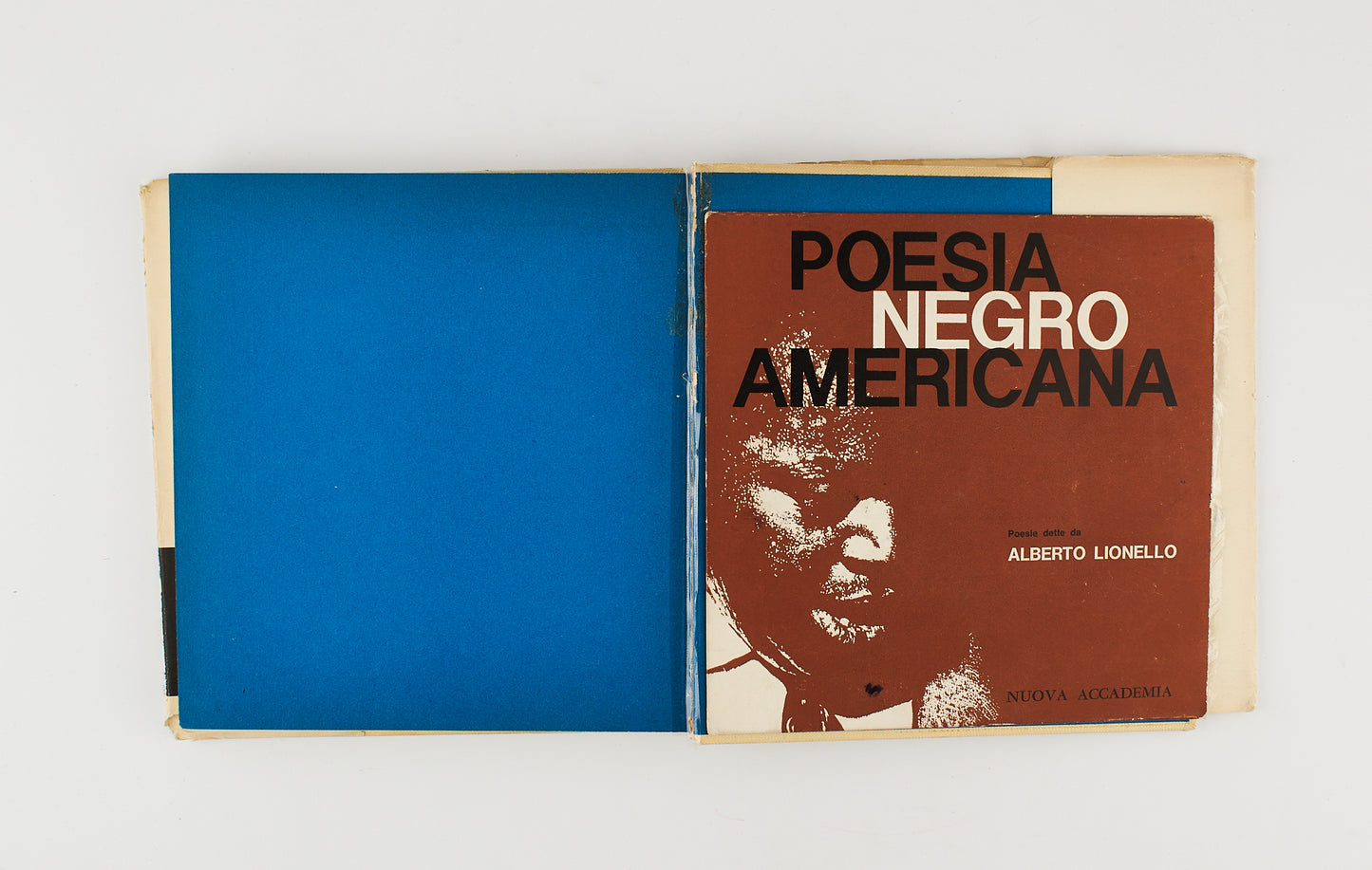 Poesia negro-americana - Carlo Izzo - Prima Ed. Nuova Accademia 1963 - con disco in vinile