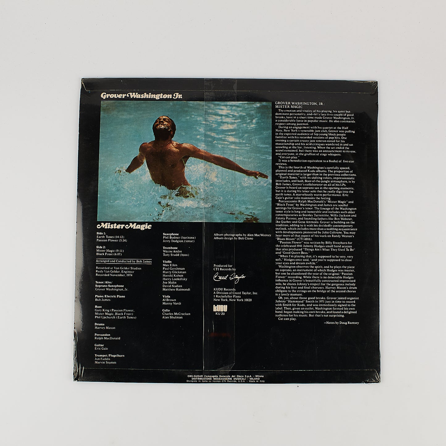 Grover Washington Jr. - Mister Magic - 12' KUDU RECORDS 1975 - SIGILLATO / SEALED - Jazz