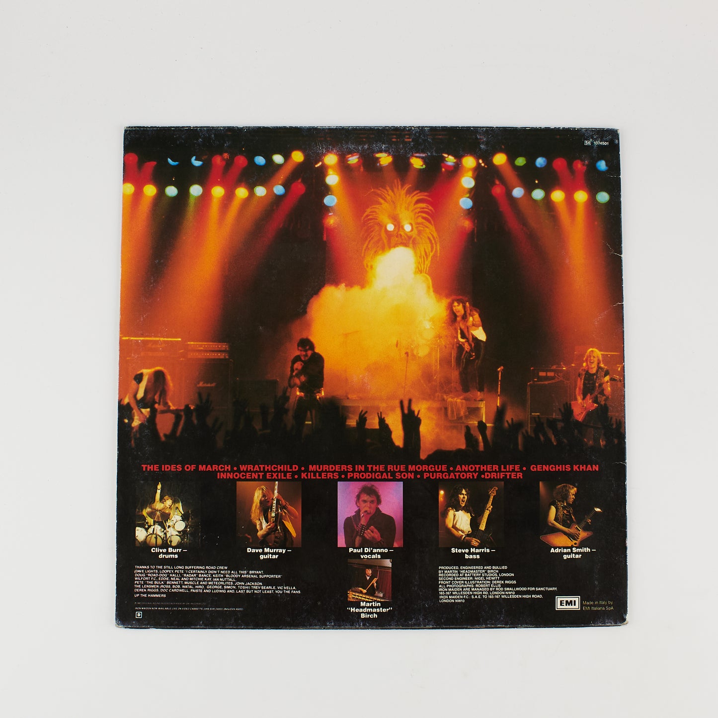 Iron Maiden - Killers - 12' EMI 1981 - Hard Rock / Heavy metal