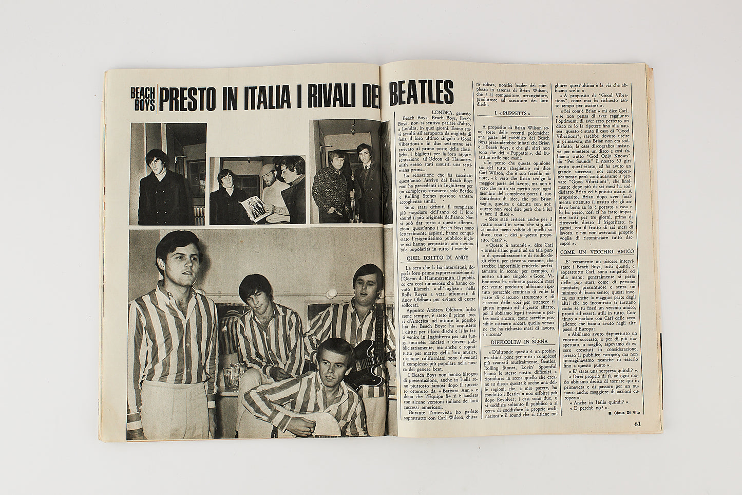 Ciao Amici - Rivista - Anno 5 - Numero 1 - Gennaio 1967 - Rivista musicale