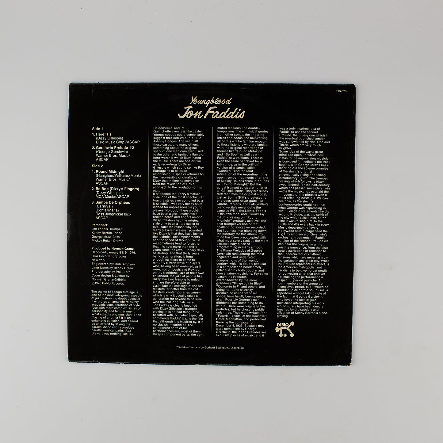 Jon Faddis - Youngblood - 12' Pablo 1976 - Jazz