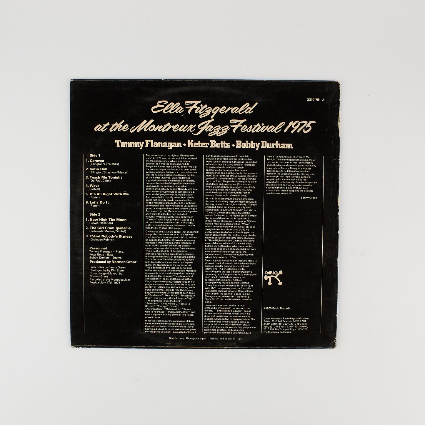 Ella Fitzgerald at the Montreux Jazz Festival 1975 - 12' Pablo 1975 - Jazz