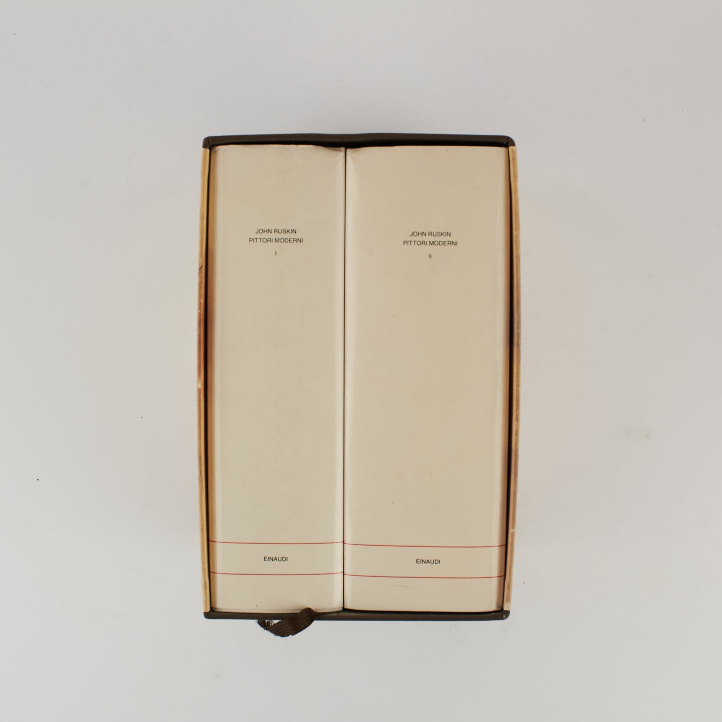 John Ruskin - Pittori moderni - I MILLENNI - Einaudi 2001 - 2 voll. completo di cofanetto
