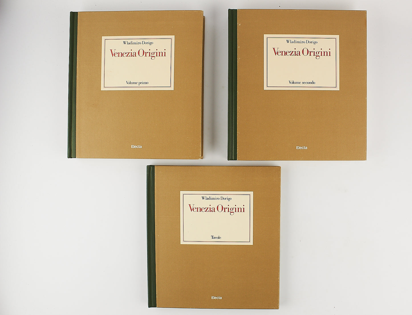Wladimiro Dorigo - Venezia origini - Cofanetto 3 voll. Electa - 1983