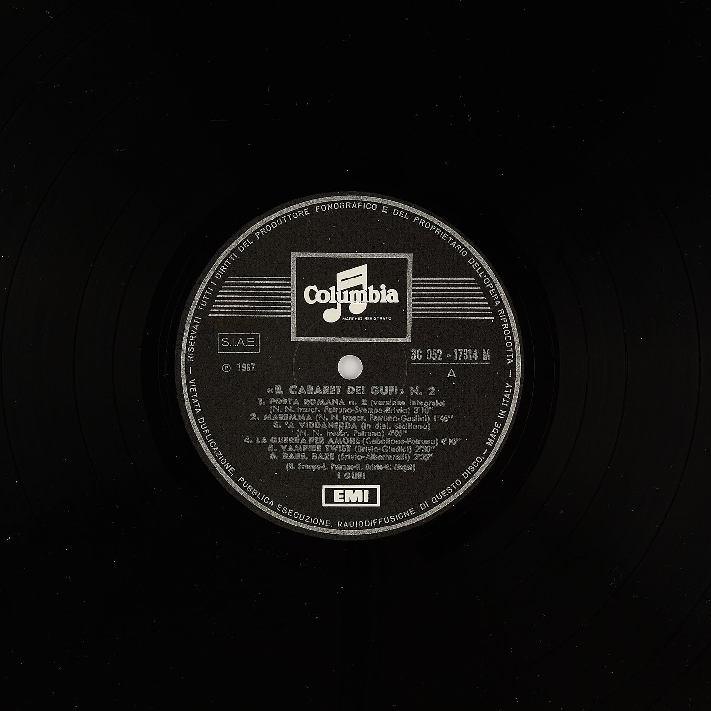 Il cabaret de I Gufi n. 2 - I Gufi - 12' Emi Columbia 1967