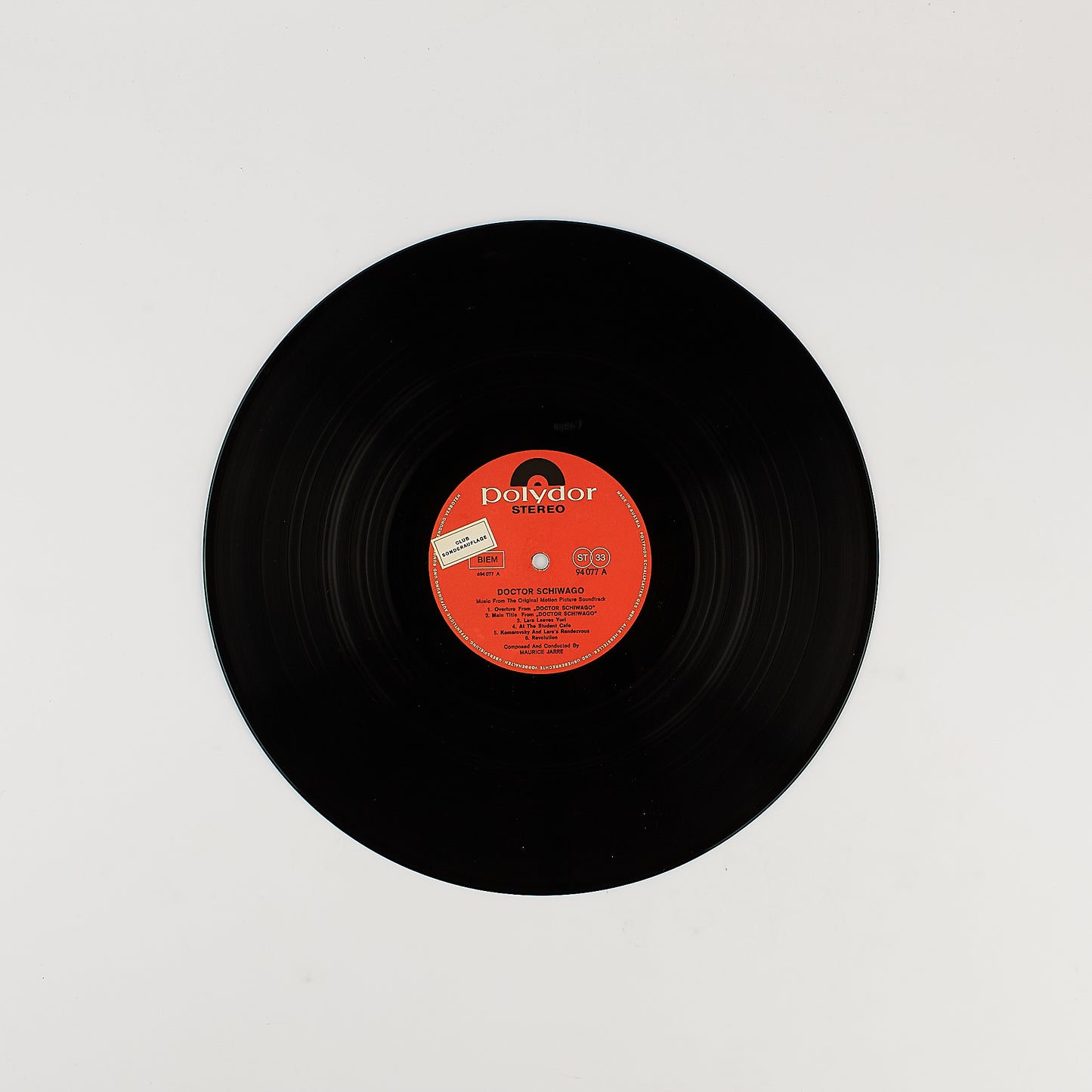 Maurice Jarre - Doctor Schiwago - Colonna sonora - 12' Polydor 1966