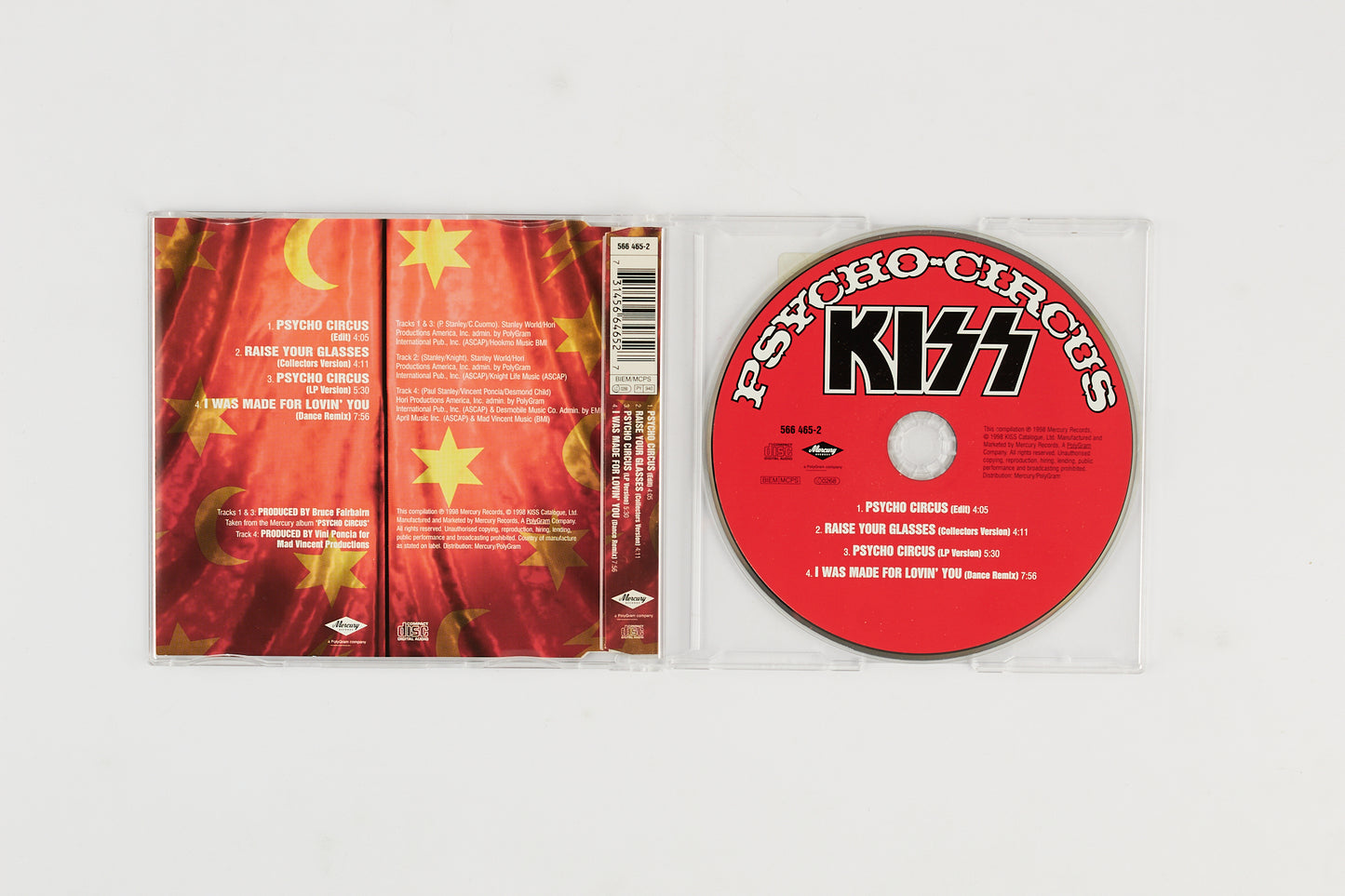 KISS - Psycho-Circus - CD - Mercury records 1998