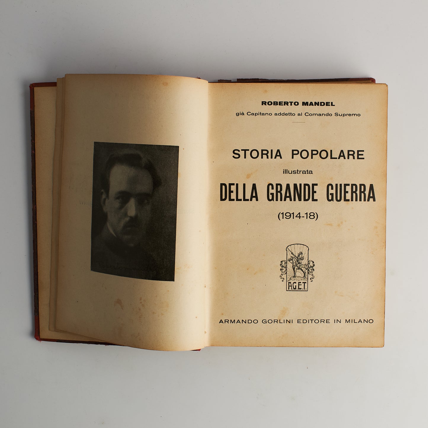 Roberto Mandel - Storia popolare illustrata della Grande Guerra - 3 voll. 1930