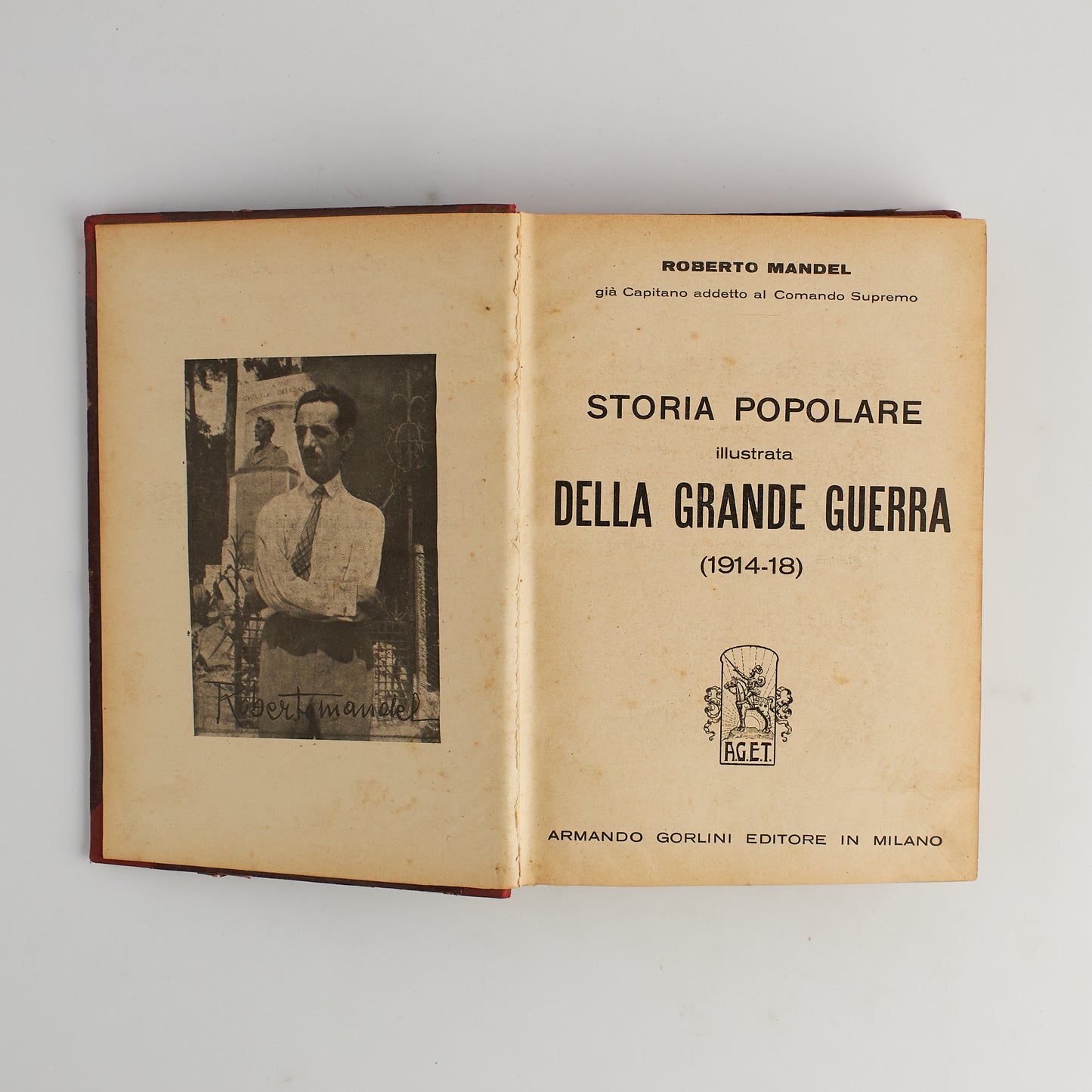 Roberto Mandel - Storia popolare illustrata della Grande Guerra - 3 voll. 1930