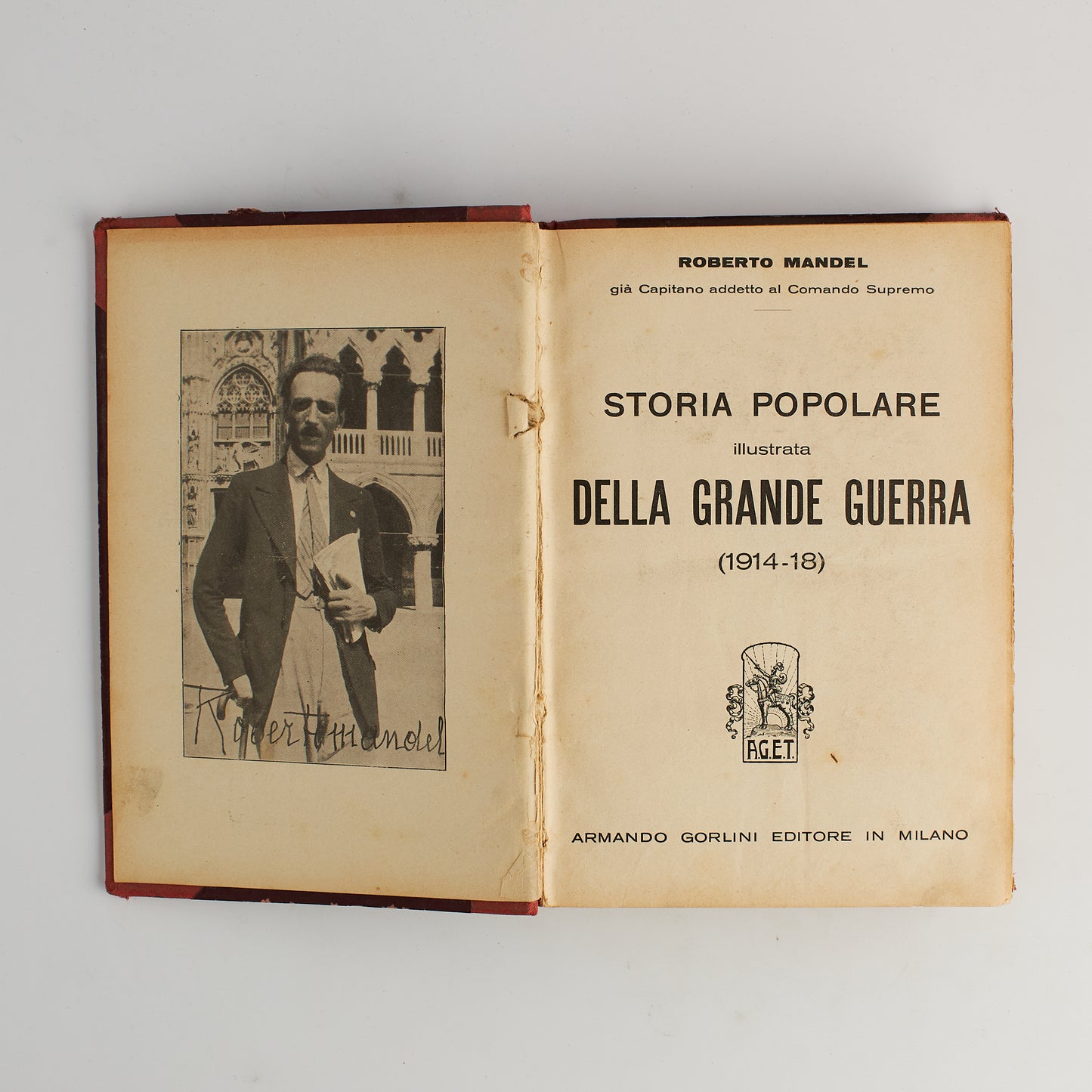 Roberto Mandel - Storia popolare illustrata della Grande Guerra - 3 voll. 1930
