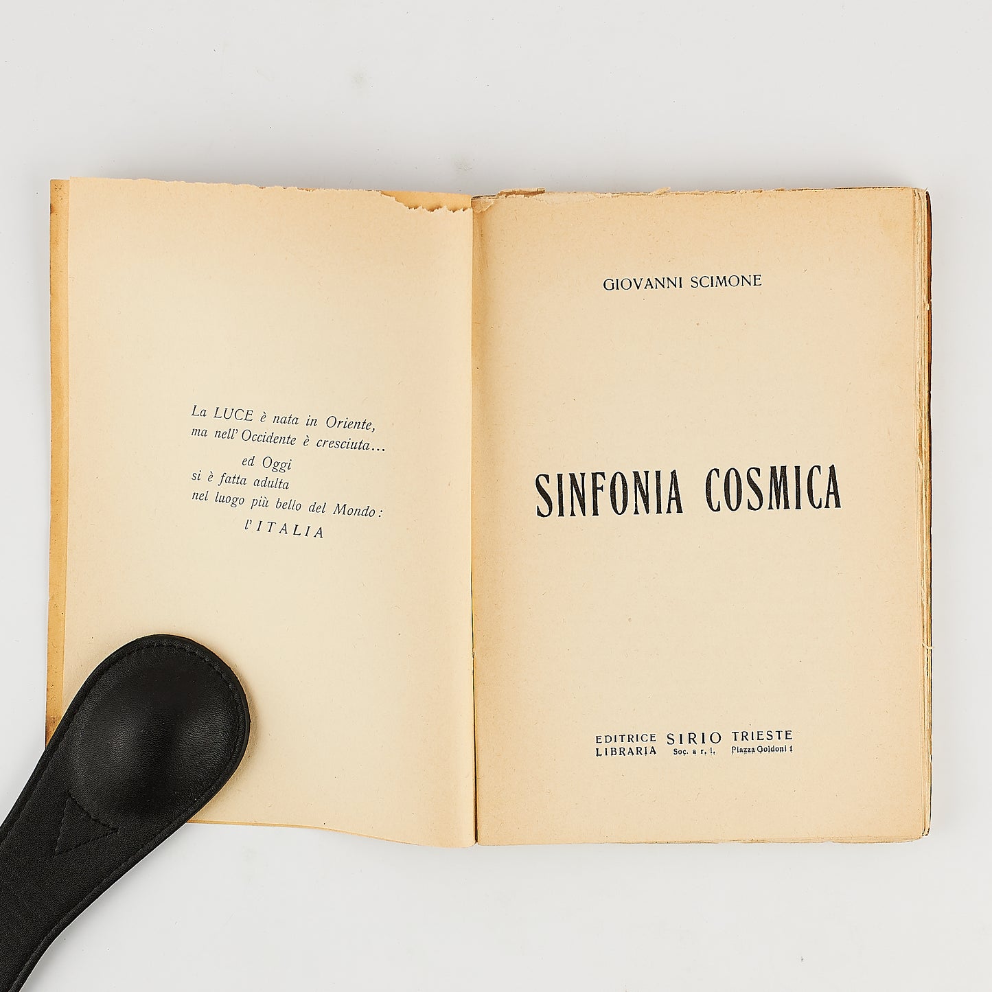 Giovanni Scimone - Sinfonia cosmica - Prima Ed. Sirio 1954