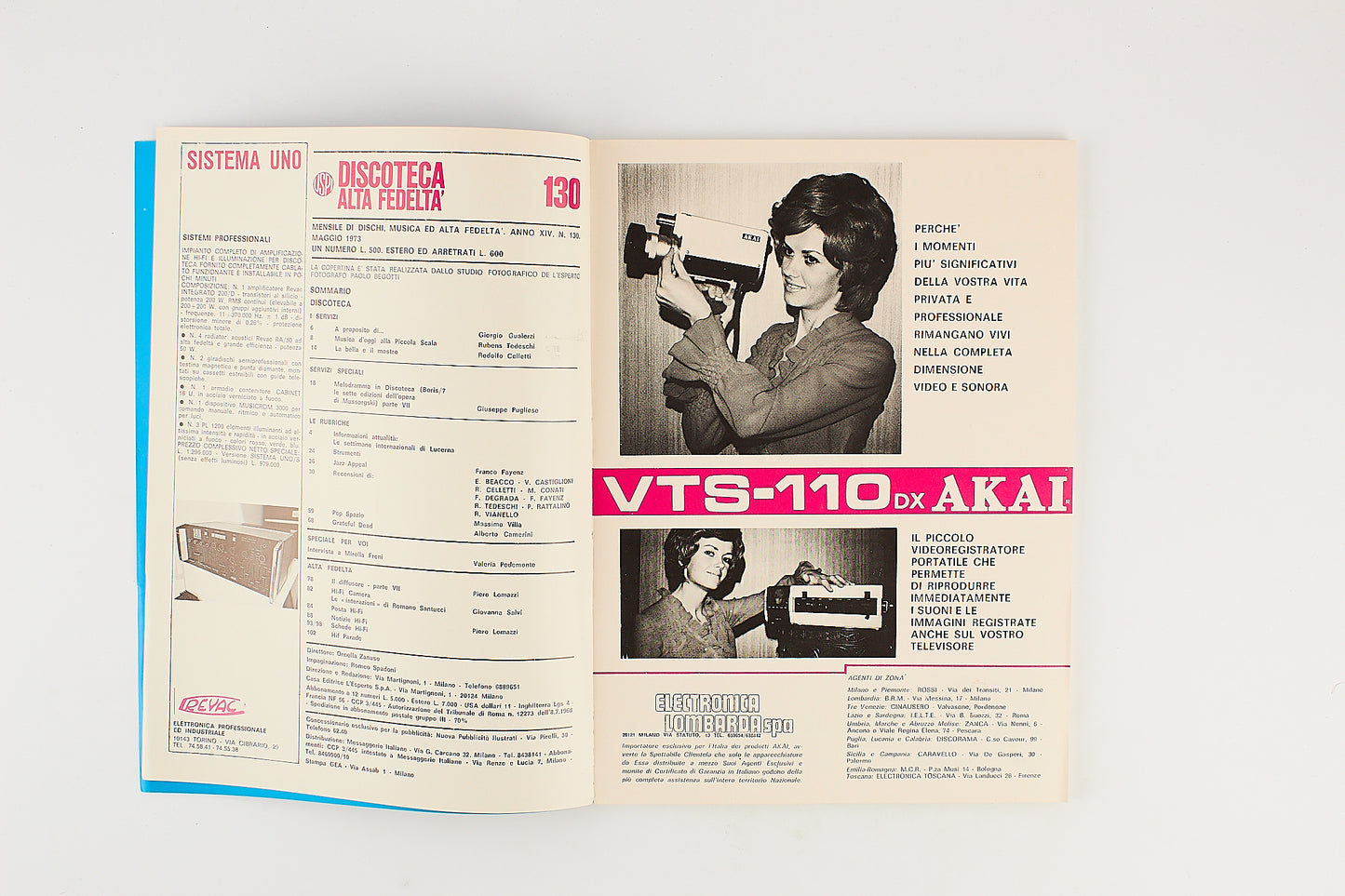 Discoteca alta fedeltà - Rivista - Anno 13 - Numero 130 - Maggio 1973 - Rivista musicale