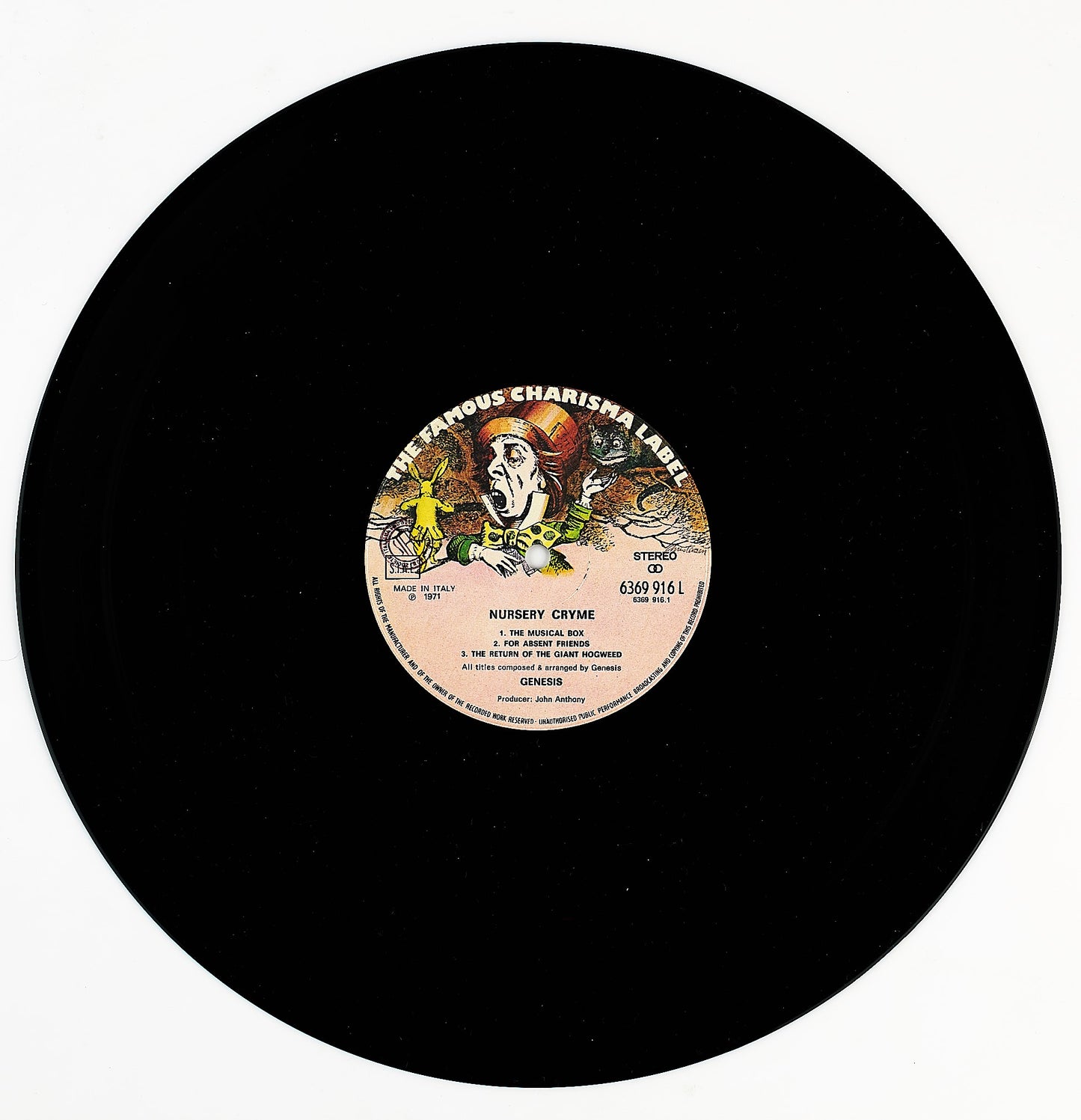 Genesis - Nursery crime - Vinile 12' Charisma 1972 - Progressive