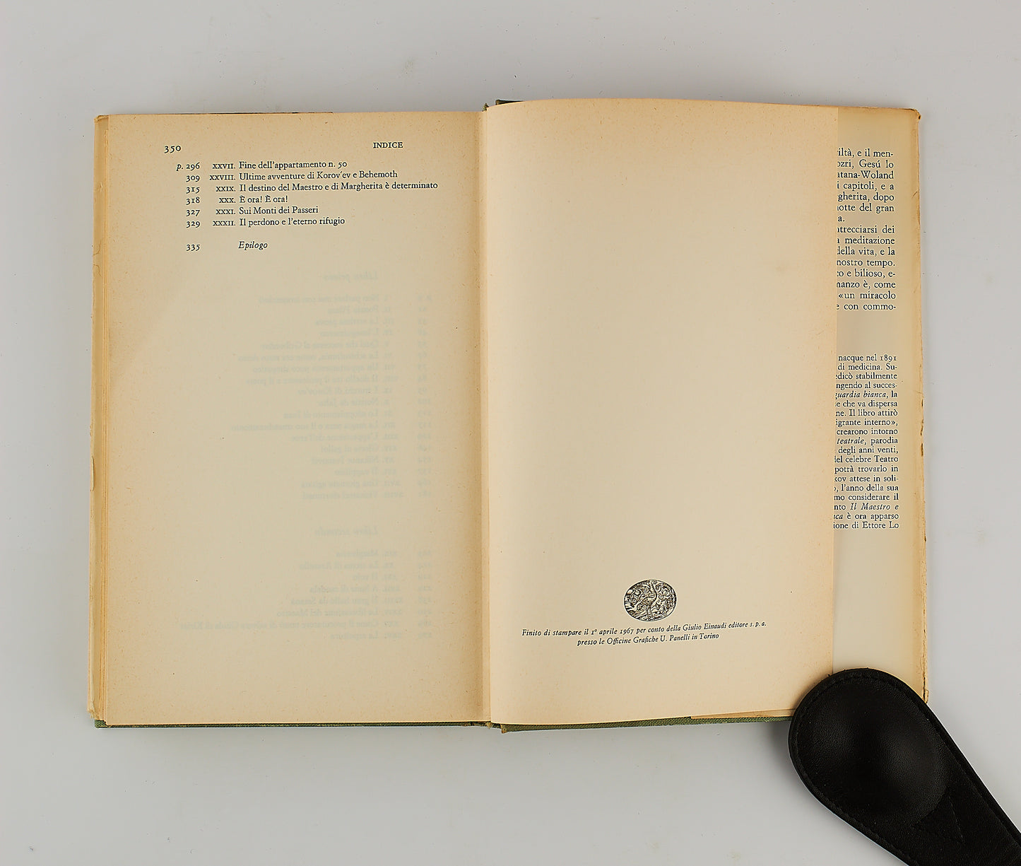 Michail Bulgakov - Il maestro e Margherita - Prima Ed. 1967 Einaudi - NO RISTAMPA