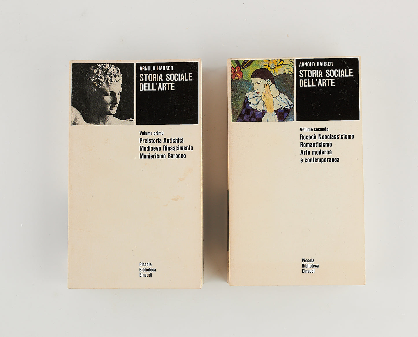 Arnold Hauser - Storia sociale dell'arte - Ed. Einaudi 1983 - 2 Volumi -