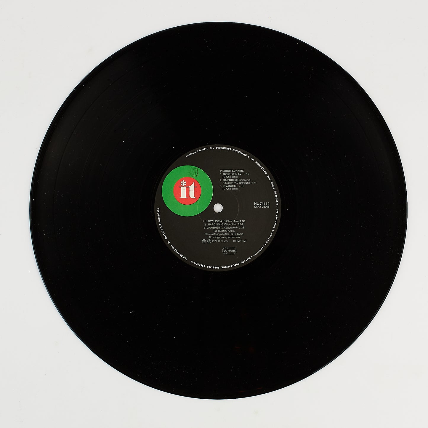 Pierrot Lunaire - Pierrot Lunaire - Vinile 12' It Contempo 1989 - Progressive Ita - 33 giri