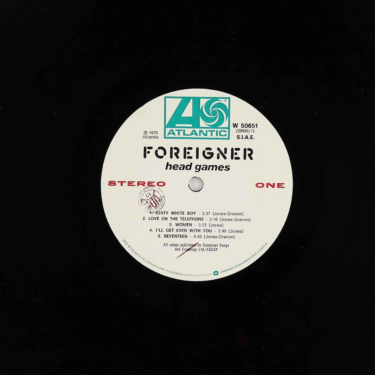 Foreigner - Head games - Vinile 12' Atlantic 1979 - Hard Rock - 33 giri