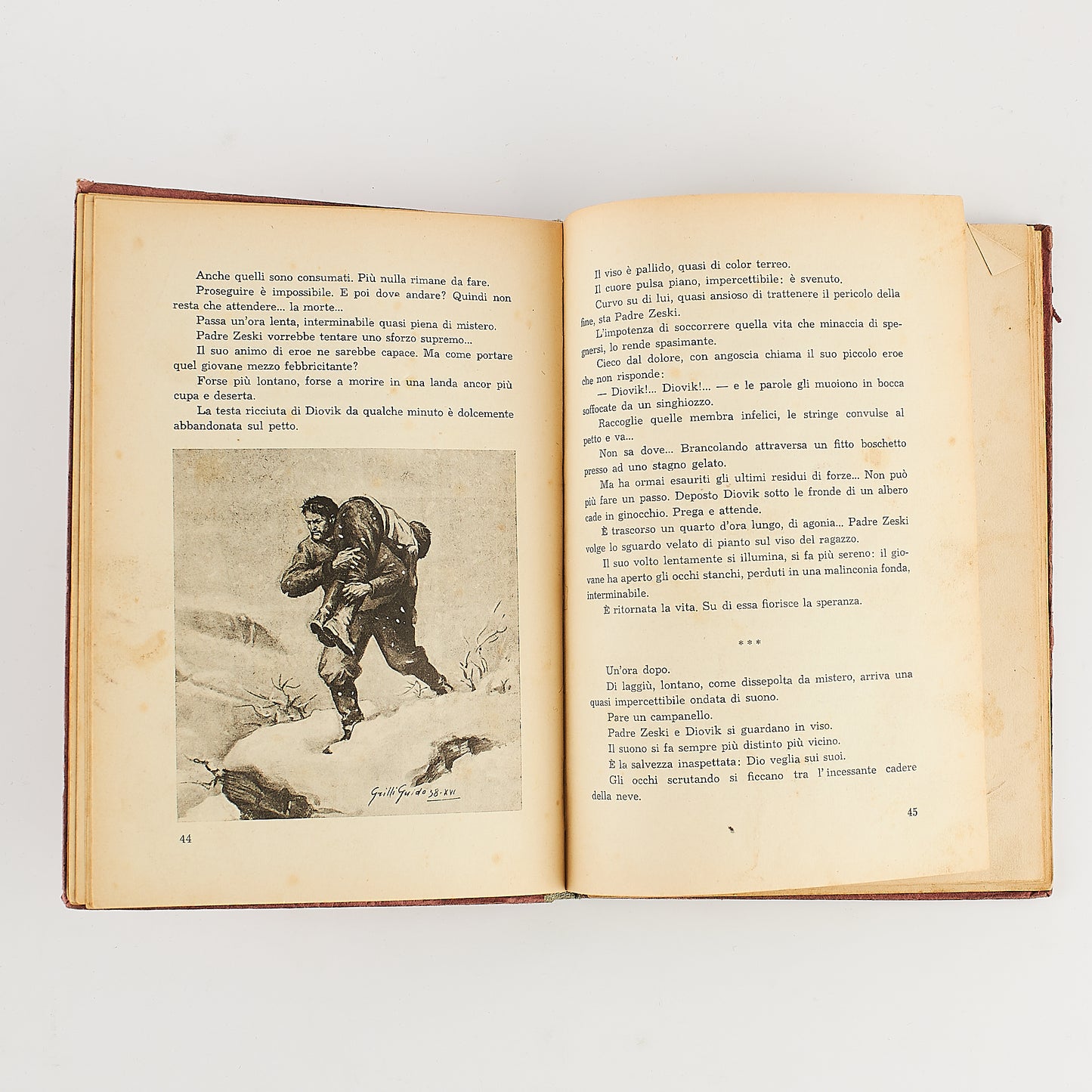 Rodolfo Ferrari - L'eroe della Steppa - Collana Vitt - Ed. AVE 1939 - Illustrato da G. Grilli