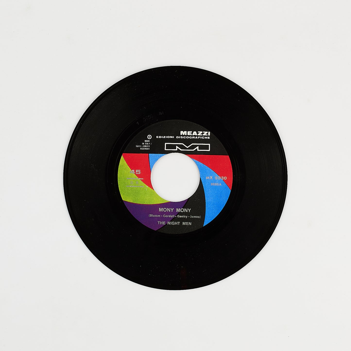 The night men - Mony mony / she's lookin' good - 7' Meazzi 1968 - 45 giri Beat