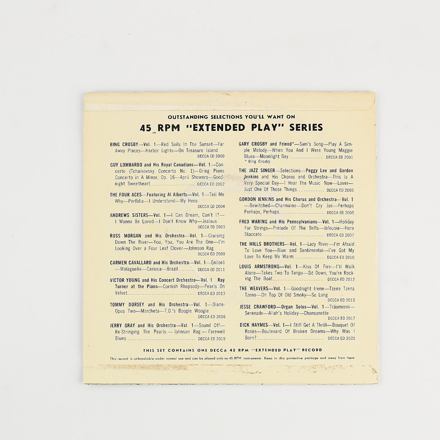 Ella Fitzgerald - Songs in a mellow mood - EP Fonit - Jazz with Ellis Larkins at the piano