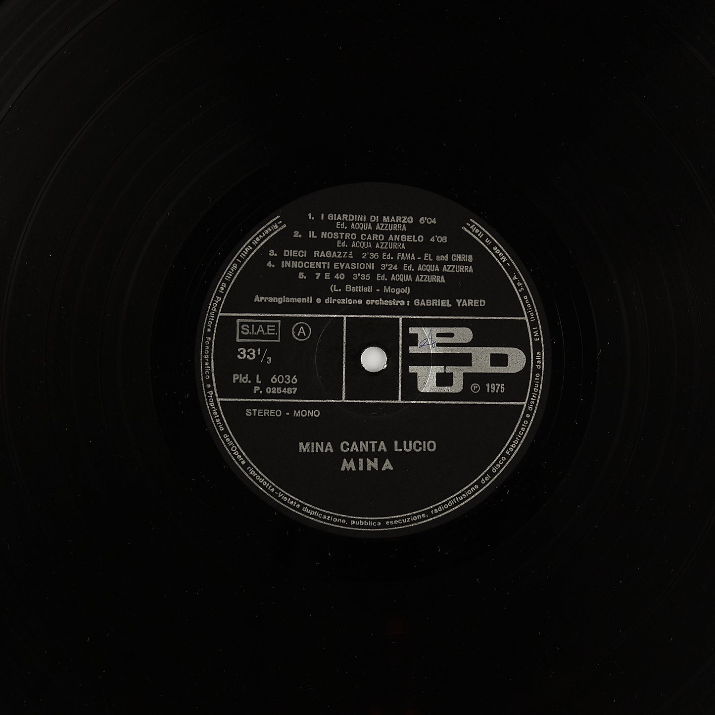 Mina - Minacantalucio - 12' PDU 1975 - Vinile Mina - LP Cantanti italiani