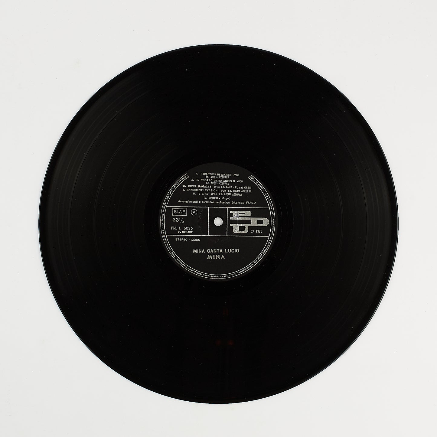 Mina - Minacantalucio - 12' PDU 1975 - Vinile Mina - LP Cantanti italiani