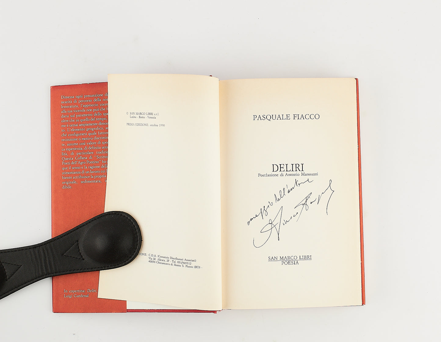 Pasquale Fiacco - Deliri - Ed. San Marco 1990 - AUTOGRAFATO - Poesia
