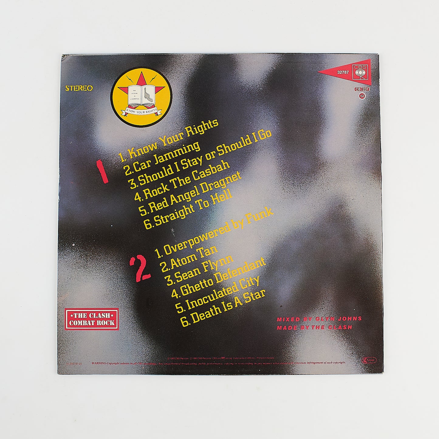 The Clash - Combat Rock - 12' CBS 1982 - LP Punk Rock - Made in Holland