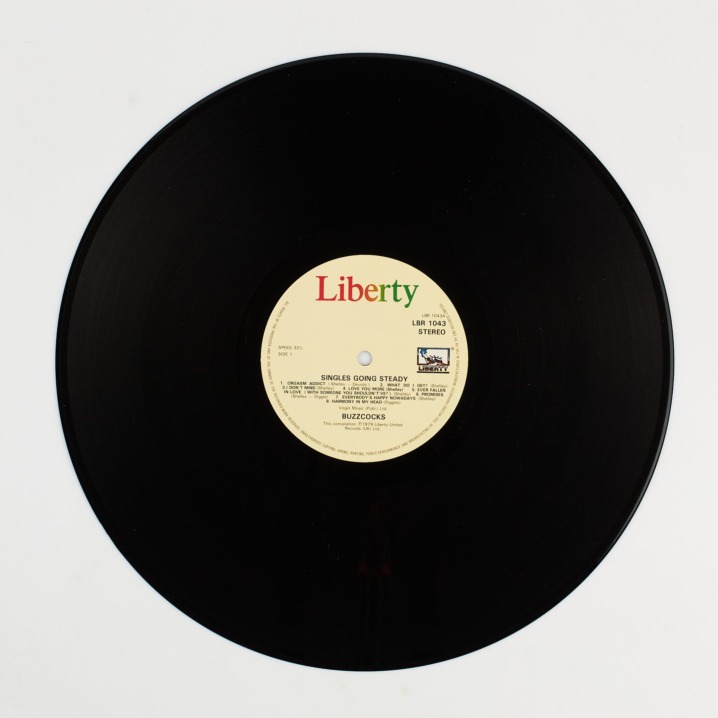 Buzzcocks - Singles going steady - 12' Liberty 1979 - LP Punk Rock U.K.